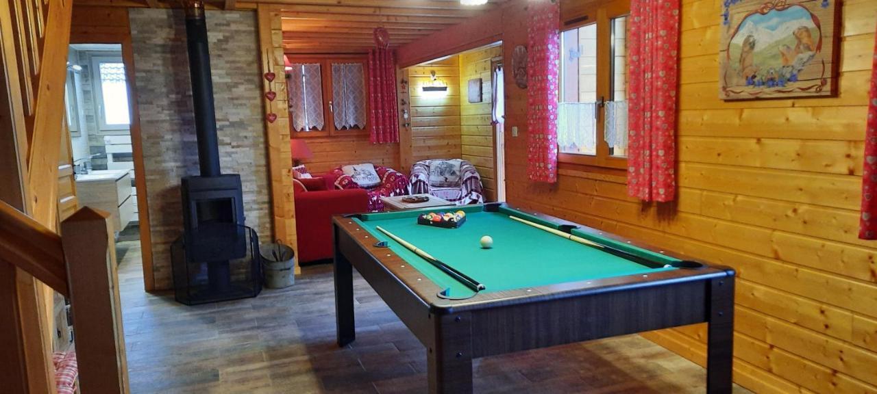 Chalet Les Marmottons Sauna Pool Table, Nintendo, Petanque Gerbépal Eksteriør bilde